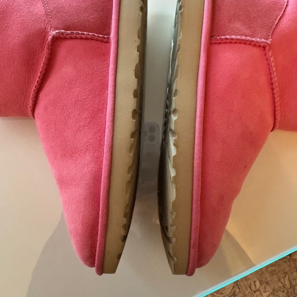 UGG MINI BAILEY BOW II BOOTS, PINK ROSE (PKRS), WOMEN'S SIZE 8 - Picture 4 of 10
